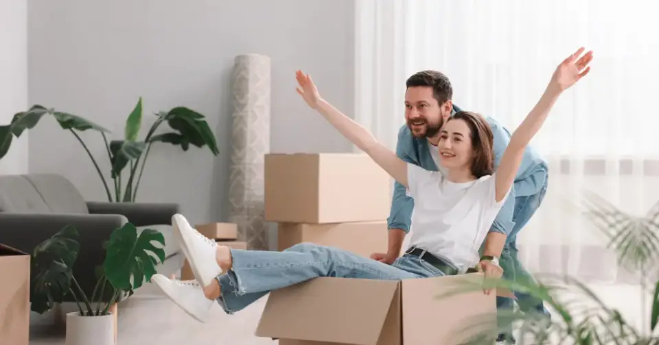 Australian home owners enjoying their home after choosing an affordable mortgage
