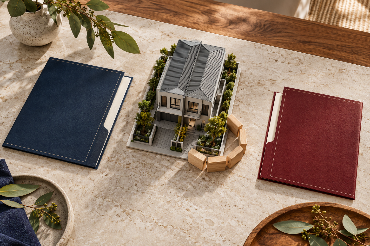 Australian townhouse model illustrating a limited guarantor home loan structure
