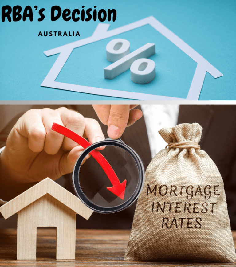 A money bag with mortgage interest rate written next to the wooden house.